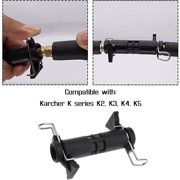 Ledadapter Förlängningskontakt Slang Vattenrengöring Högtryckstvätt kompatibel med Karcher K2 K3 K4 K5 K6 K7