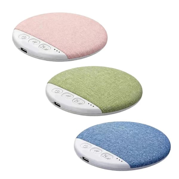 3 STK Under Pute Sovehøyttaler Bluetooth 5.4, Timer Hvit Støy HiFi Stereo Lyd for Søvn, Rosa Grønn Blå Rosa grön blå