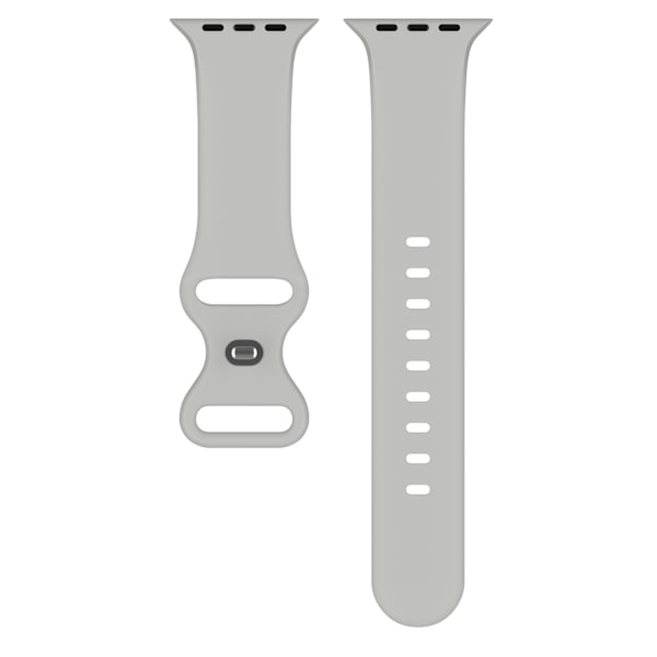 Silikonarmband Fjäril Apple Watch 41/40/38 mm (M/L) Grå