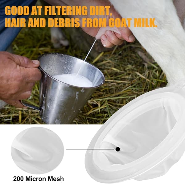 Netfilter - 200 Mesh Si 75 Mikron Si til 5-tommer Filtertragt Fint Filter