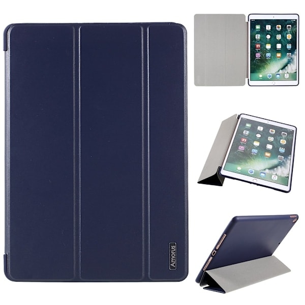 AMORUS iPad 10.2 2019/2020/2021 Etui Tri-Fold Blå Blå