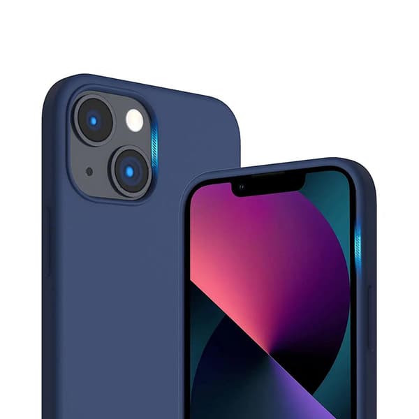 iPhone 13 Cover - Silikone Blå Rvelon Isblå blue