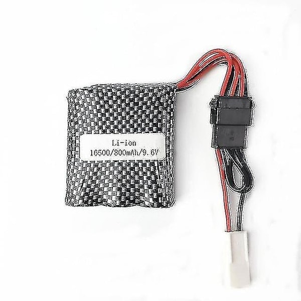 9.6V 16500 Li-ion Batteri för 9115 9116 S911 S912 Rc Bil Lastbilsdelar 9.6V 800mah 9115 9116 Uppladdningsbart Batteri för Leksaksbilar