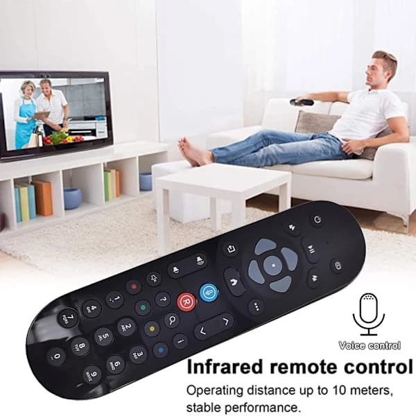 Sky Q Mini Stemmefjernkontroll Erstatning Kompatibel med Set Top Box[co]