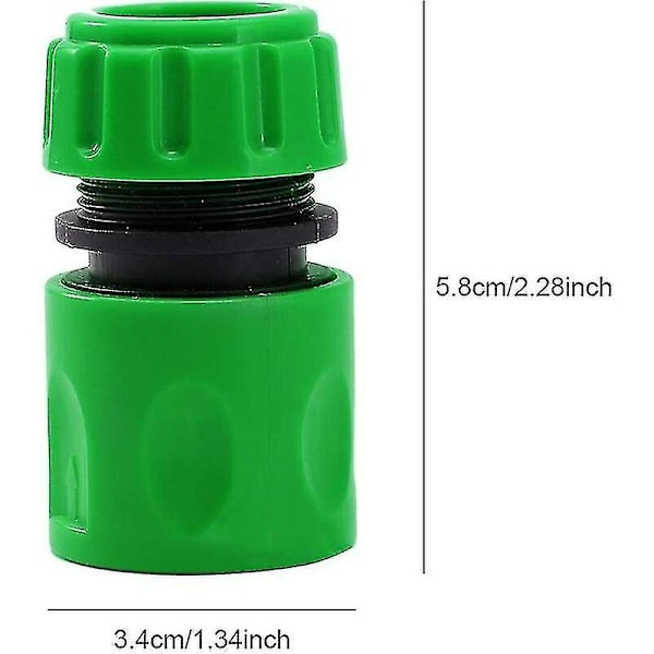 10 kappaleen puutarhaletkun pikaliitinsetti (6 kpl 1/2\" letkun pikaliitin, 2 kpl kaksoisliitin, 2 kpl hana-liitin) - Snngv