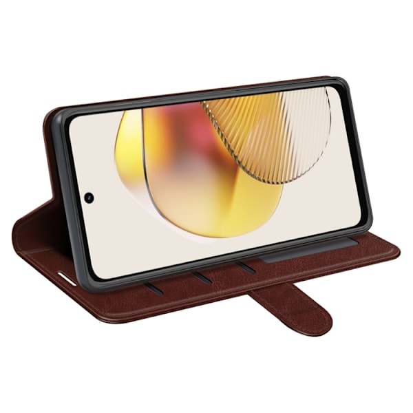 Motorola Moto G73 5G Etui Crazy Horse Læder Brun