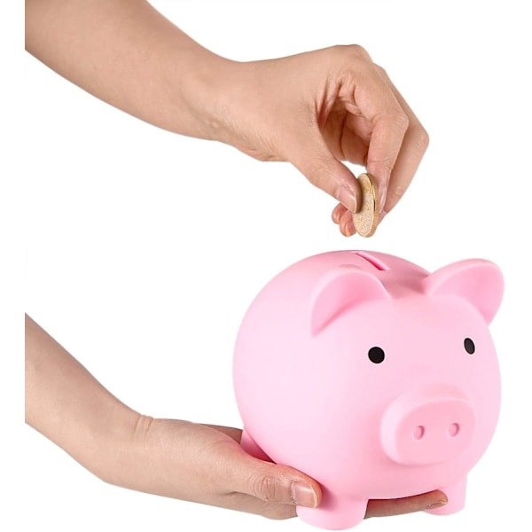Piggy Bank, spargris för flickor och pojkar, medelstor