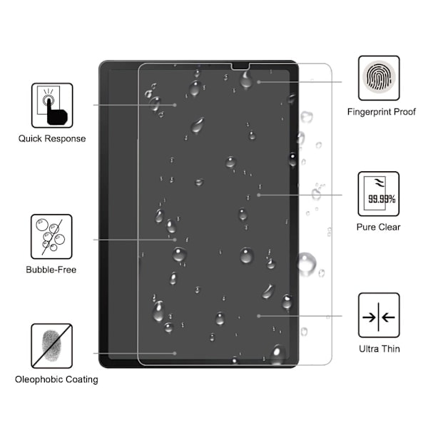 Samsung Galaxy Tab S6 - Skärmskydd i härdat glas