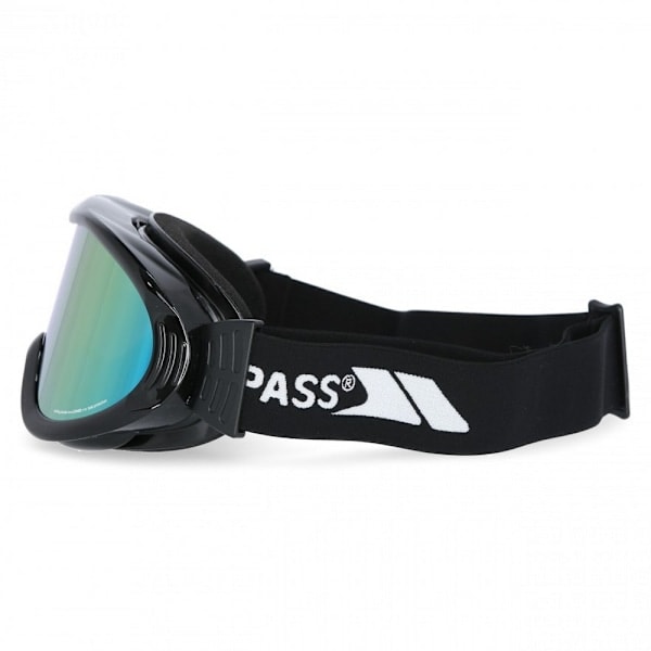 Trespass Unisex Vickers Kaksoislinssiset Lumilautailu- ja Laskettelulasit Musta Yksi Koko