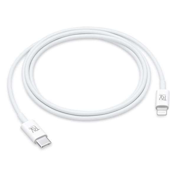 Rvelon USB-C to Lightning Cable 1m Vit white