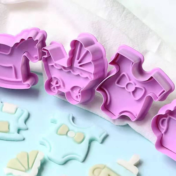 3D-plastkakformar för bakning: Roliga bakverktyg