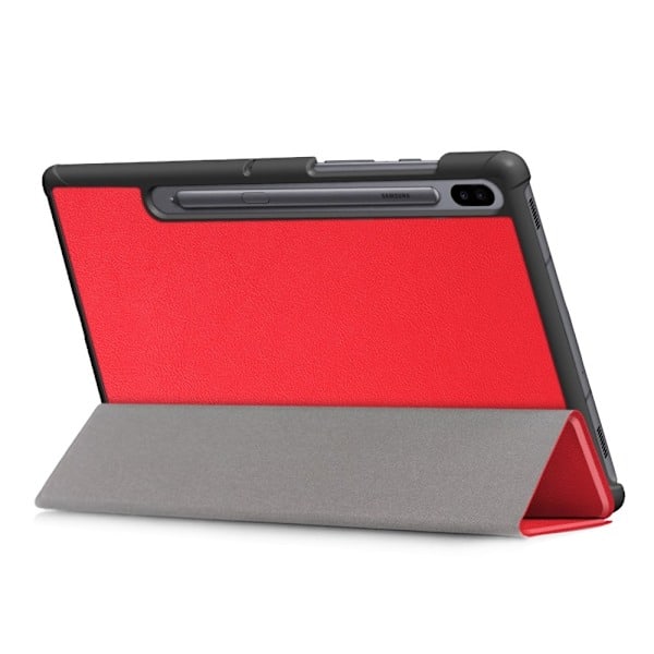 Samsung Galaxy Tab S6 - Kolminkertainen suojakotelo - Punainen Red Röd