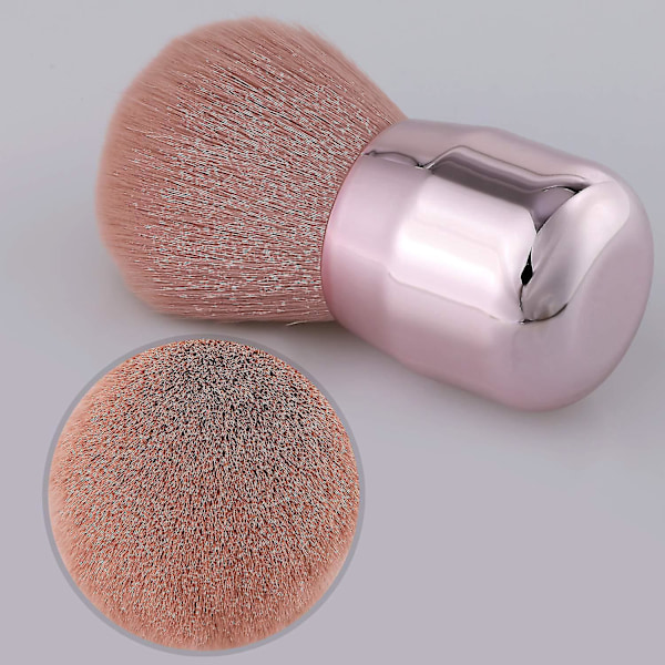 Neglekunst støvfjernerbørste, neglebørste for rengjøring, sminkebørste myk multifunksjonell børste (rosa)