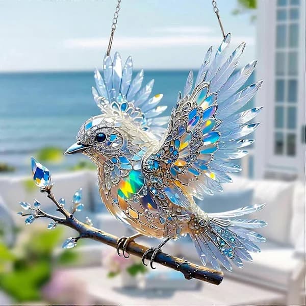 Crystal Sky Bluebird -lasimaalauskoriste (20 cm)