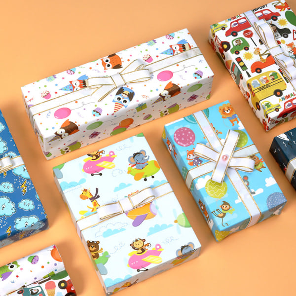Presentpapper Barn Presentpapper 12 Ark 50*70cm Julpapper C