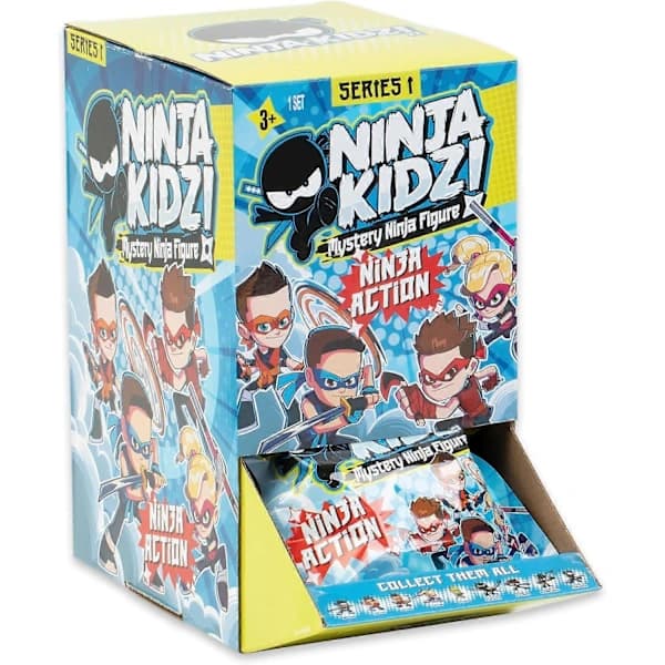 Ninja Kidz Mystery Ninja -hahmot, yllätyssetti Multi