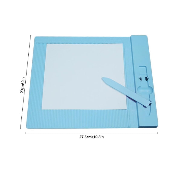 Papirkutter og brettebrett i håndverkpapir: Papirkutter, brettebrett, bretteverktøy med papirbretting, for å lage scrapbooking, kort, kuponger og bilder