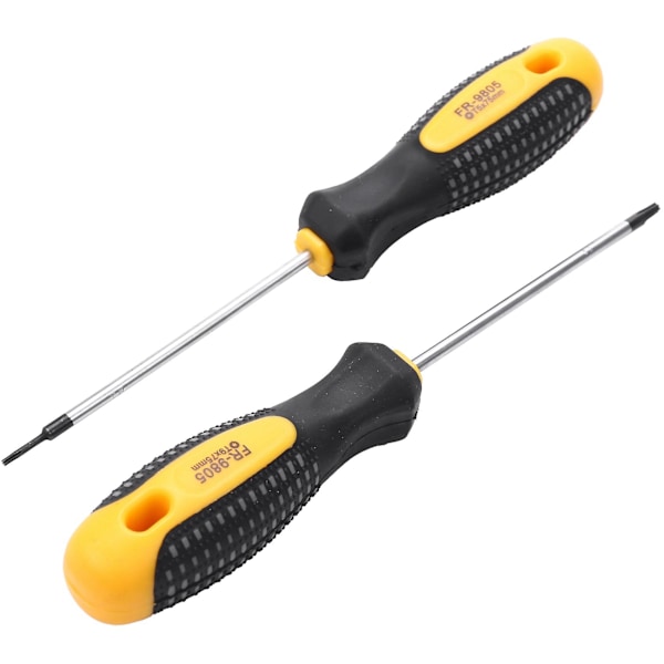 1 sett Cr-v Torx skrutrekkersett med hull magnetisk T5-t10 skrutrekkersett for telefonreparasjon