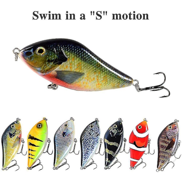 3,9 tommer / 1,6 oz Bionic Fiskeagn Hard Body Synkende Agns Fiskebas Agns Fiskeagn Kunstigt Agns Livagtigt Crankbait Krog Fiskegrej 01