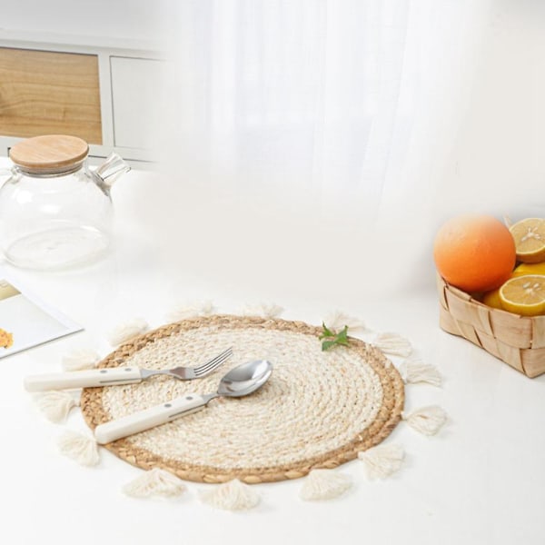 Vävd Korg Väggdekoration Vävd Korg Väggdekor Vicker Vägg Vägg Hängande Liten Makrame Boho Wa