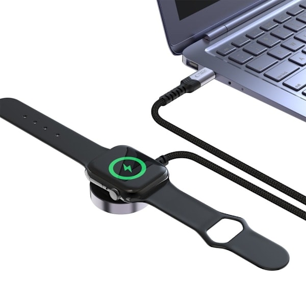 Tech-Protect 1.2m Apple Watch Laddare UltraBoost Svart