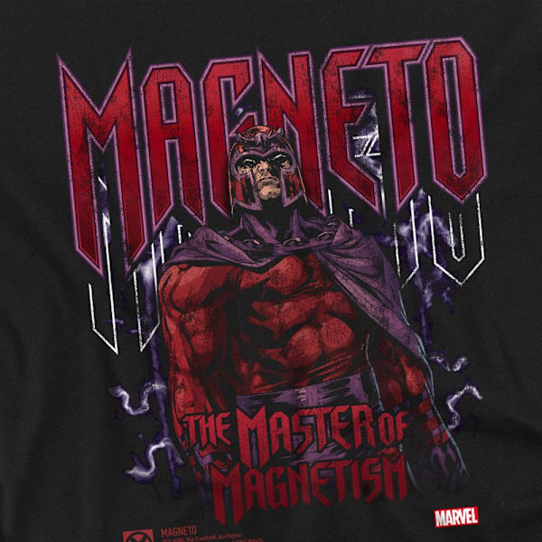 Marvel Unisex Voksen X-Men Magneto T-Shirt S Sort Black S