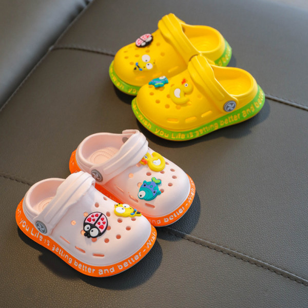 Barntofflor för pojkar Flickor Tecknad skor Sommar Toddler Flip Flops
