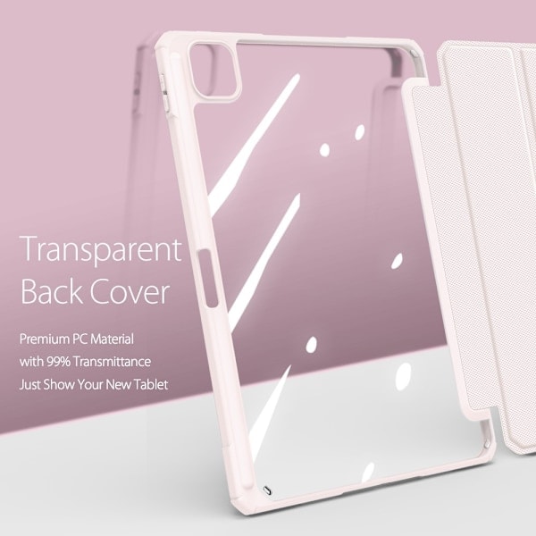 iPad Pro 11 (2018/2020/2021) - DUX DUCIS TOBY Tri- Ljusrosa