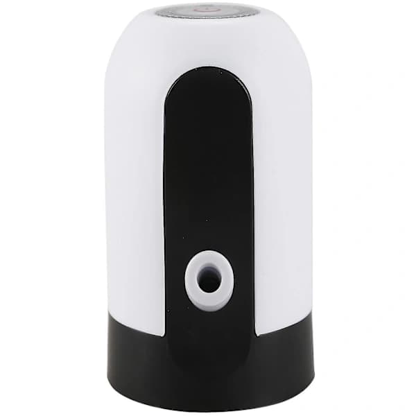 Automatisk vattenflaskpump USB uppladdningsbar bärbar dricksvattendispenser för 2 till 5 gallon flaskor Svart Vit