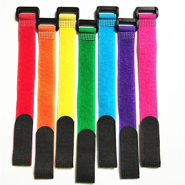 Fiske Stang Bånd Justerbar Fiske Stang Stropper Magisk Klistremerke Stretchy Stang Stropper For Fiske Stenger Fiskeutstyr Tilbehør(10 Stk, Farge Tilfeldig