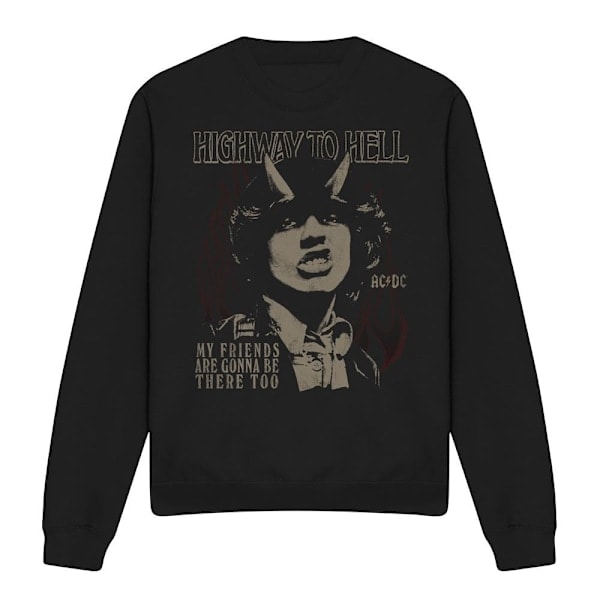AC/DC Unisex Voksen My Friends Sweatshirt M Sort Black M