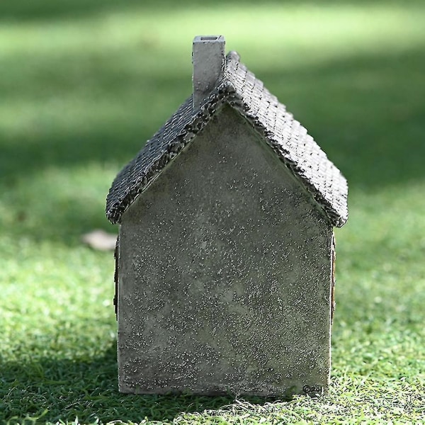 Miniatyr Fehus i trädgården Rustikt Fe Skog Miniatyrbostäder Mini Lanthus