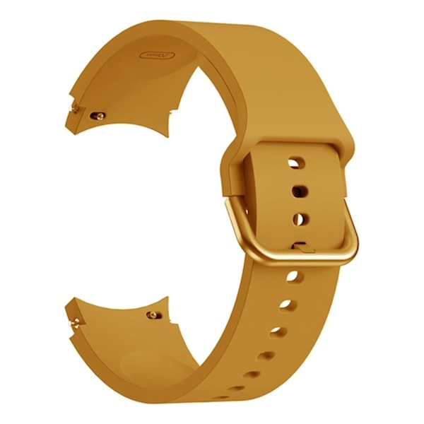 Silikonarmband för Galaxy Watch 4/5/5 Pro/6/7/FE Gul