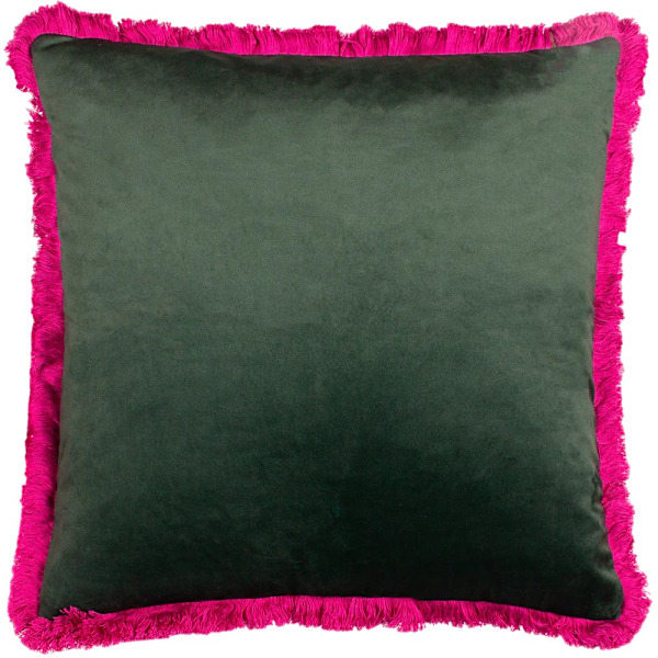 Paoletti Lupita Duske Cheetah Putetrekk 50cm x 50cm Emera Smaragd/Rosa 50cm x 50cm