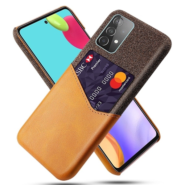 Samsung Galaxy A52 / A52s - KSQ Deksel Med Kortlomme - Oransje Oransje Oransje