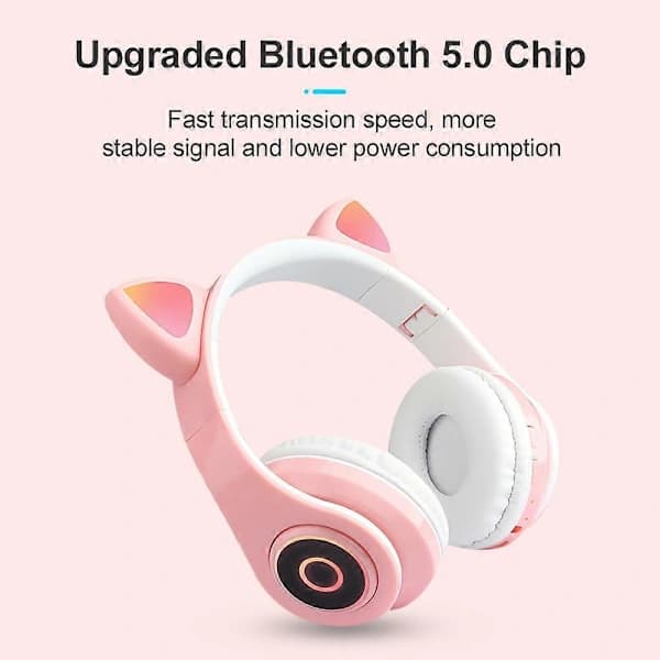 1/2 stk Trådløse Hovedtelefoner Headset Ørepropper med Mikrofon Foldbare 83739[CO]