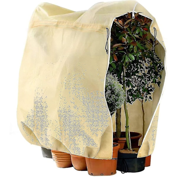 Overwintering Plants, Plant Mulch, Non-woven Plant Cover For Freeze Protection Of Potted Plants And