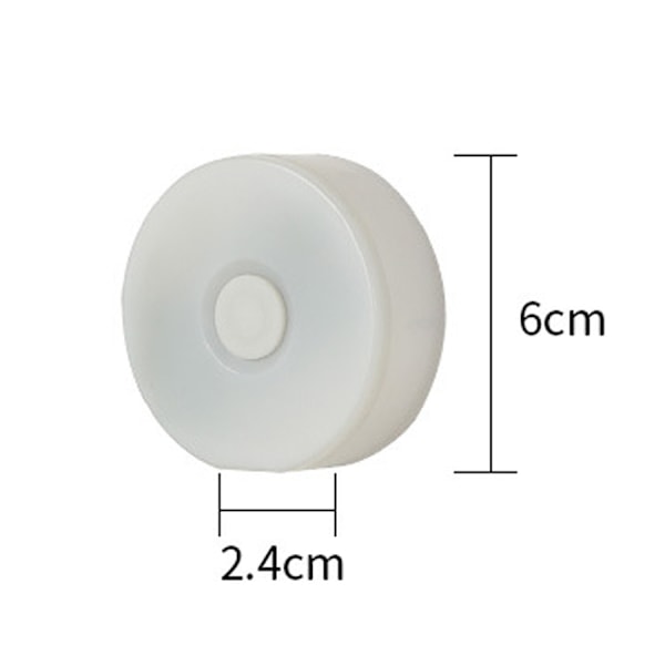 Rörelsesensor skåpslampa, trådlös induktions taklampa med USB-laddningsbar under diskbänksskåpsbelysning för hem (2pcas)