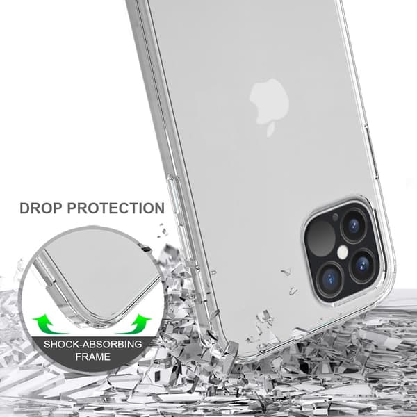 iPhone 12 / 12 Pro - Akryl/TPU-deksel