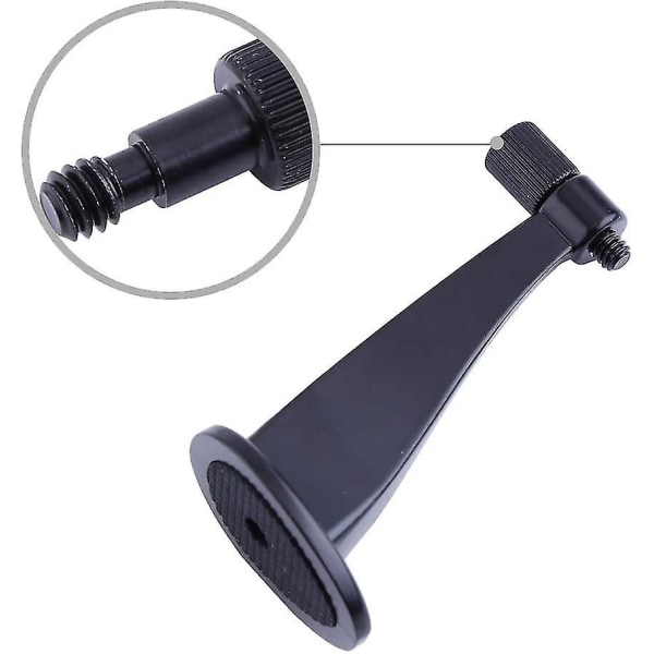 Kikkertstativadapter, stativadapter til kikkert, sort holdbar metal kikkert adapter, monter stativbeslag til kikkertteleskop