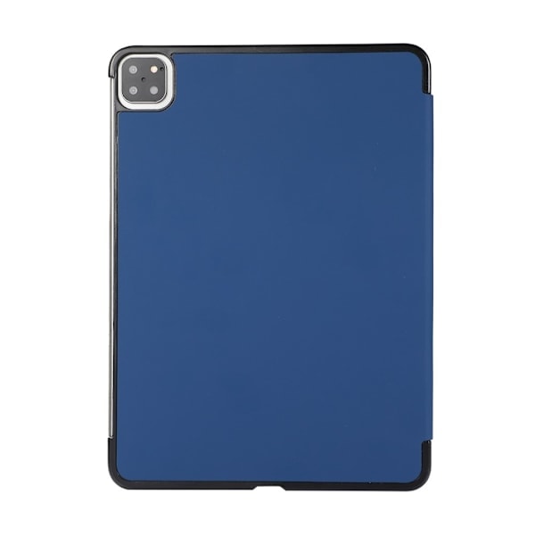 iPad Pro 11 (2018/2020/2021) - Tri-Fold Læder Etui - Mørkeblå Mørkeblå