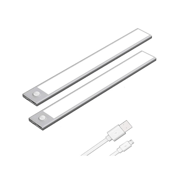 Led-liiketunnistimella varustettu kaapin valo, tiskialtaan alle sijoitettava kaapin valaistus, langaton USB-ladattava keittiön Ni