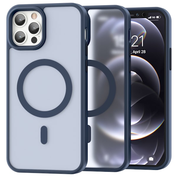 ColorPop iPhone 12 Pro Max Case CH MagSafe Matte Dark Blue 39