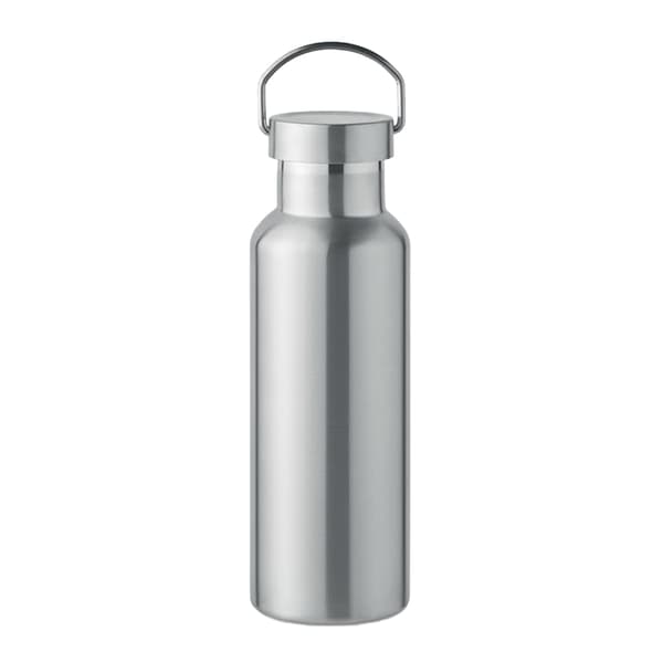 MidOcean Florence Dobbeltvægget 500ml Flaske One Size Mat Sølv Mat Sølv