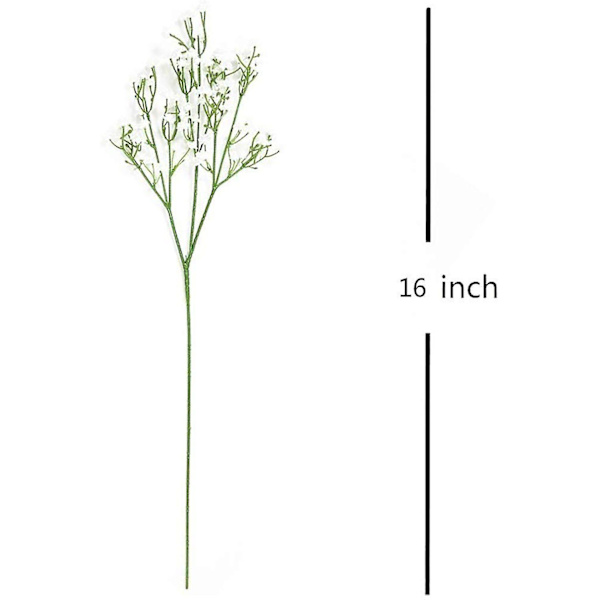 20 st konstgjorda blommor Gypsophila Filigree 40cm falska blommor simuleringsbukett för bröllop vardagsrum hotellbordsdekoration