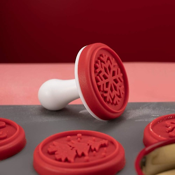 Søte silikon kjeks stempler sett - Kjeks kutter Fondant månekake form