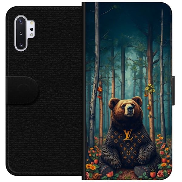 Samsung Galaxy Note10+ Plånboksfodral LV björn i skogen