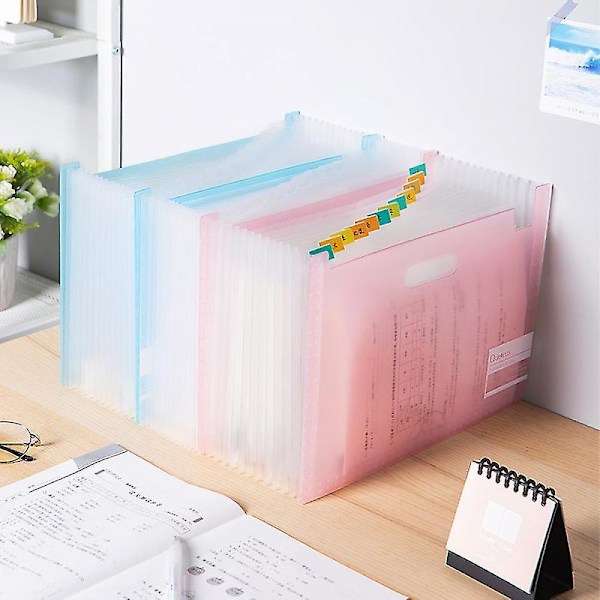 Student Multi-layer Folders,student Multi-function Test Paper Organizer Artifact-horizontal Cut-blue