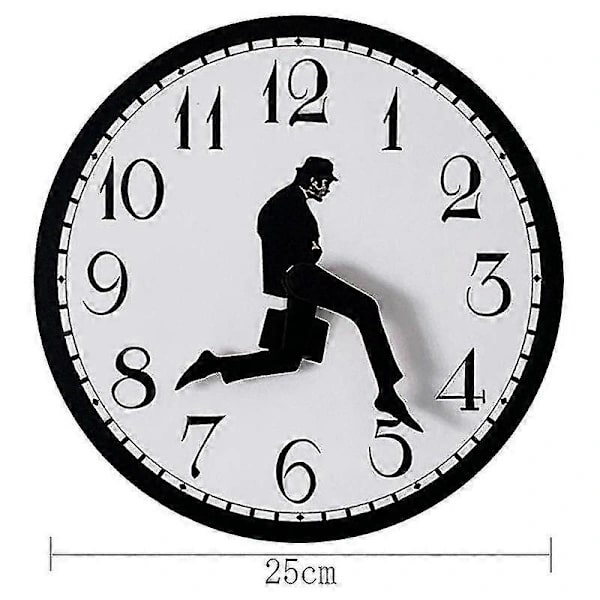 Walks Clock, Silly Walk Väggklocka, En Intressant Väggklocka För Sovrum Kök Vardagsrum, Novel