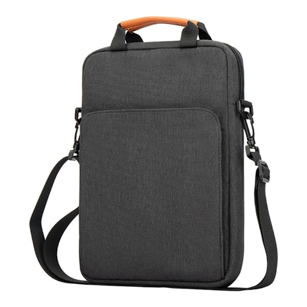 Laptop Skulderveske For 13.3\" I Vanntett Nylon Mørk Grå